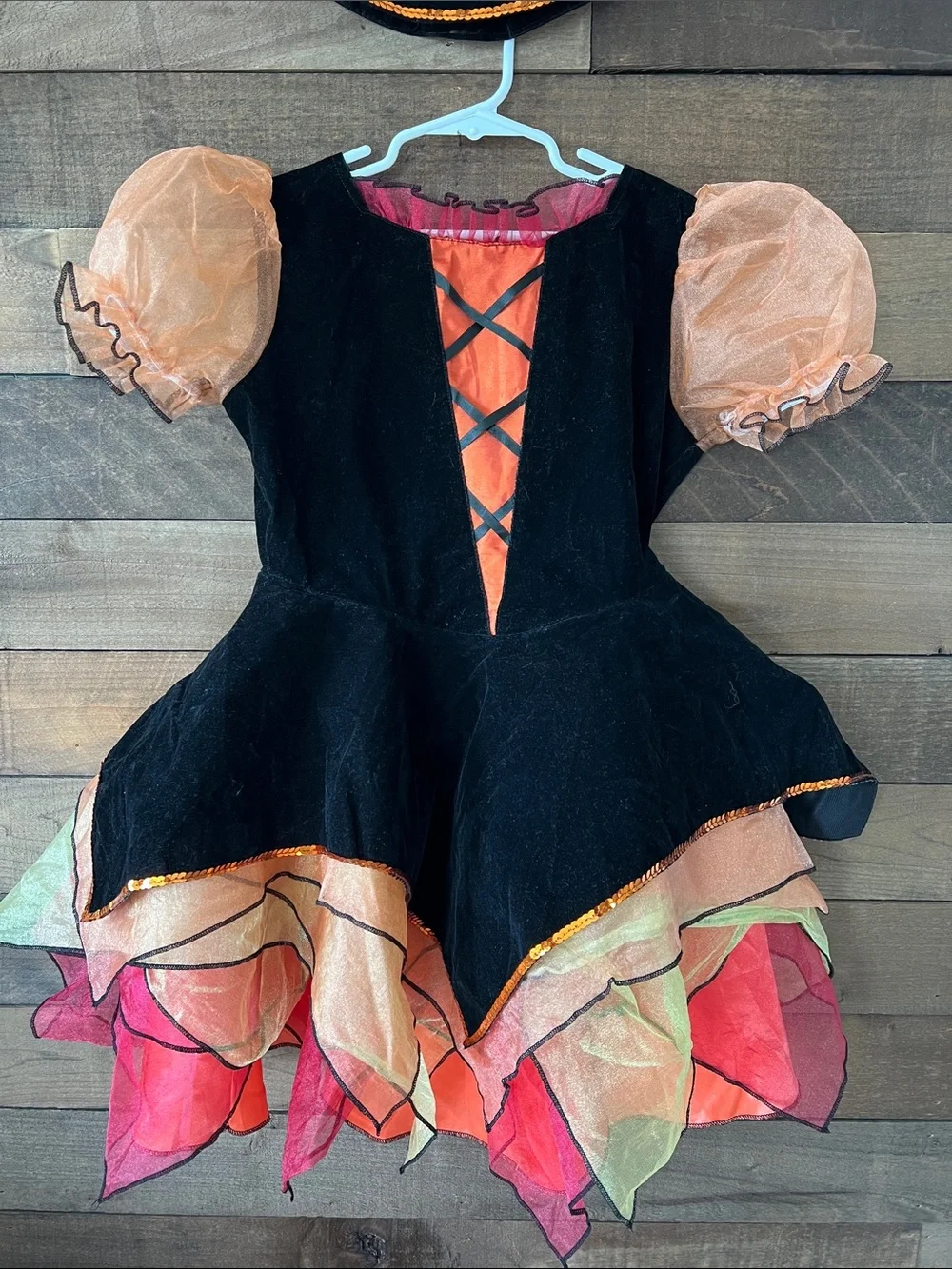 Chasing Fireflies Girl's Autumn Fall Witch Halloween Costume Dress Up Size 10